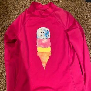 Lands End long sleeve Swim shirt